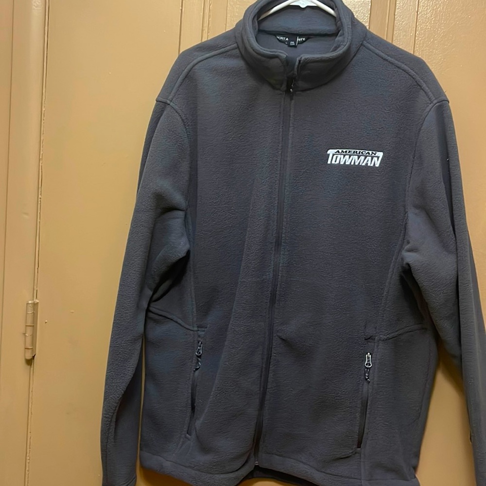 Charcoal grey warm fleece AMERICAN TOWMAN
